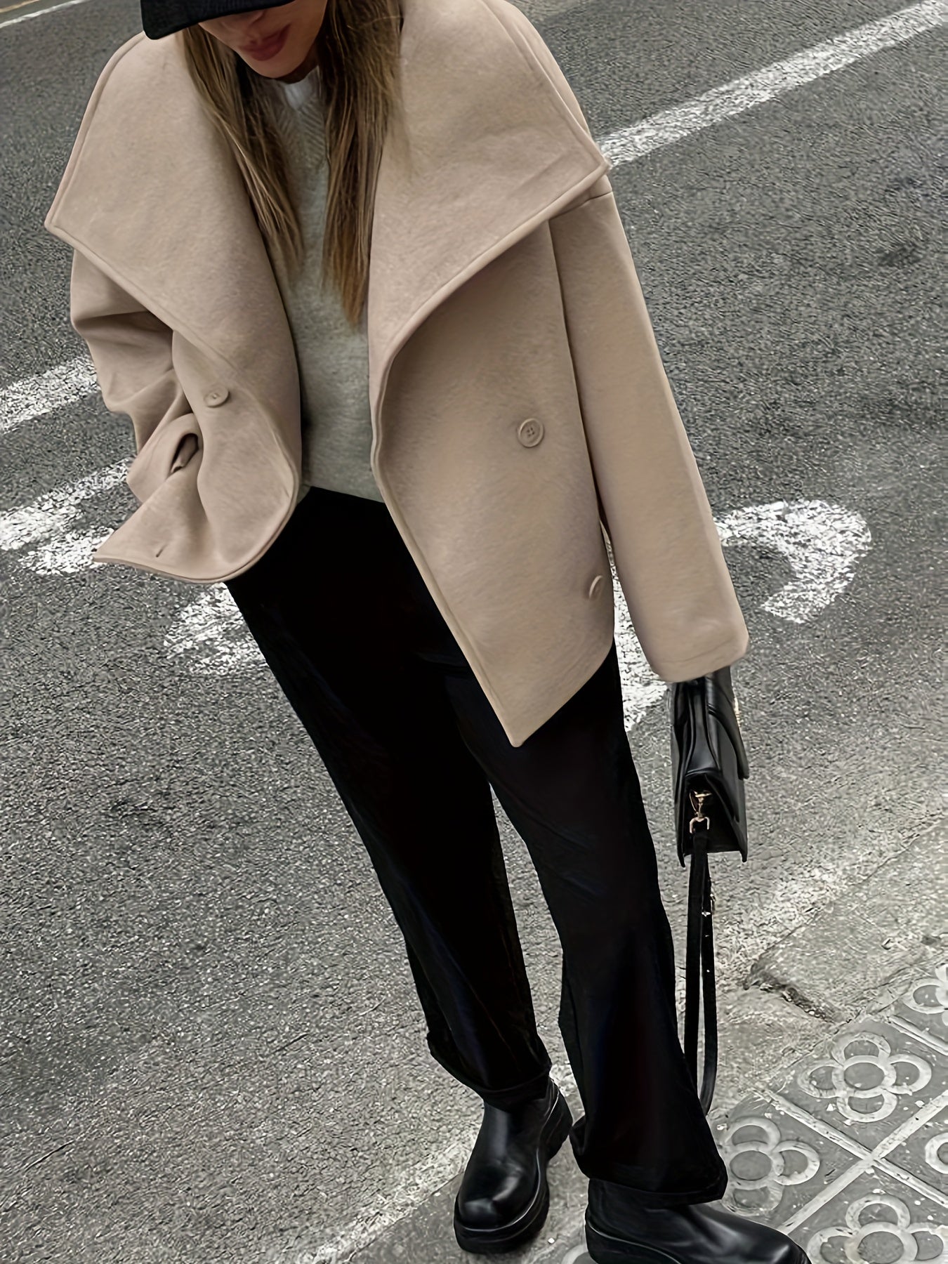 Women’s Fleece Blend Commuter Coat - Warm Lightweight Everyday Outerwear