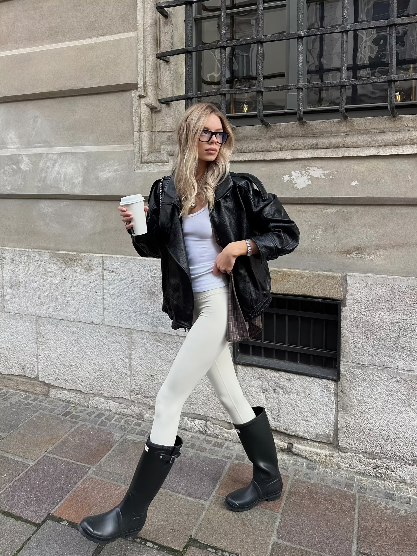 Faux Leather Jacket for Women - Autumn Winter Fashion