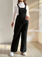 Corduroy Maternity Overalls - Adjustable Straps