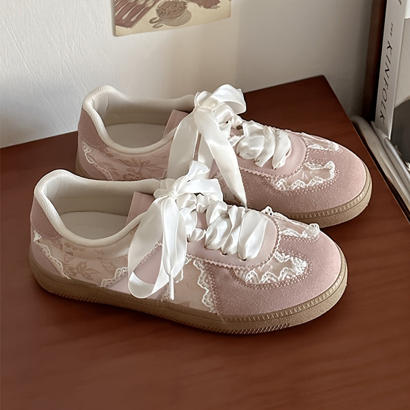 Canvas Casual Sneakers - AROSELLE CANVAS