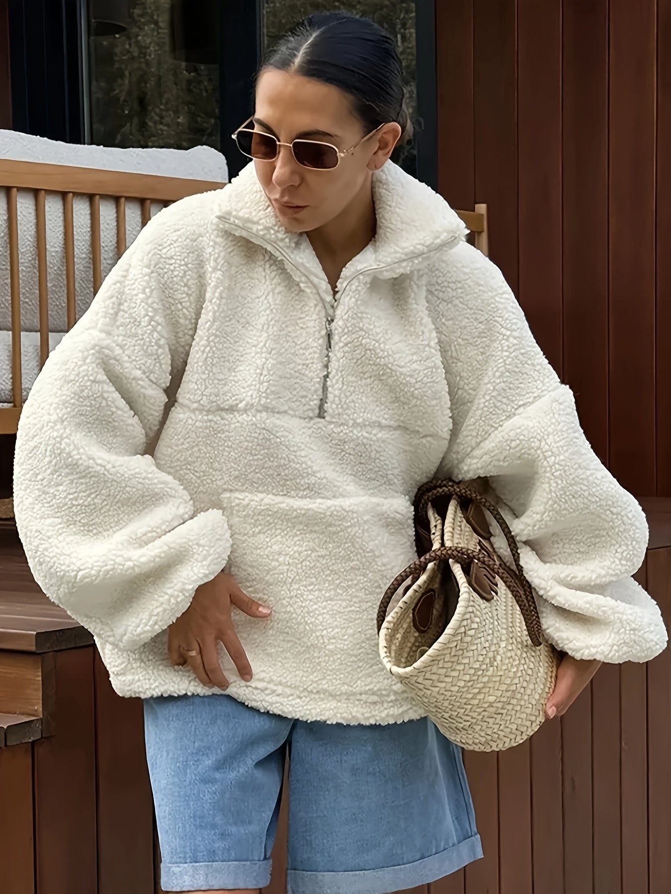 Fleece Jacket - Cozy Zippered Outerwear