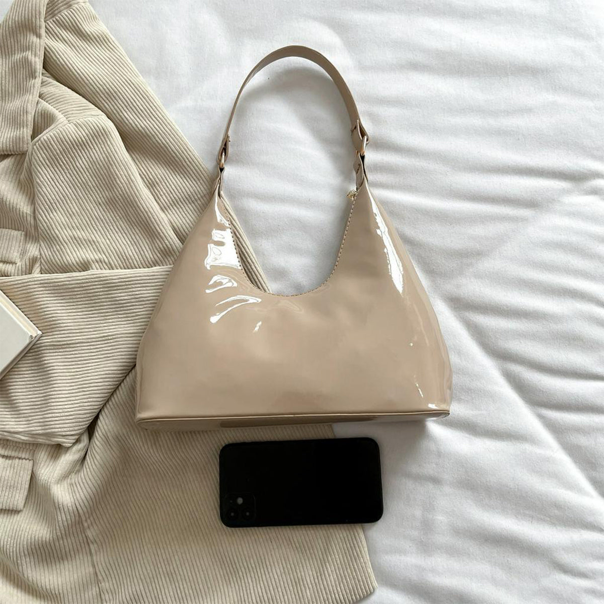 PU Crossbody Bag - Lightweight Stylish Everyday Shoulder Purse