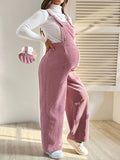 Corduroy Maternity Overalls - Adjustable Straps