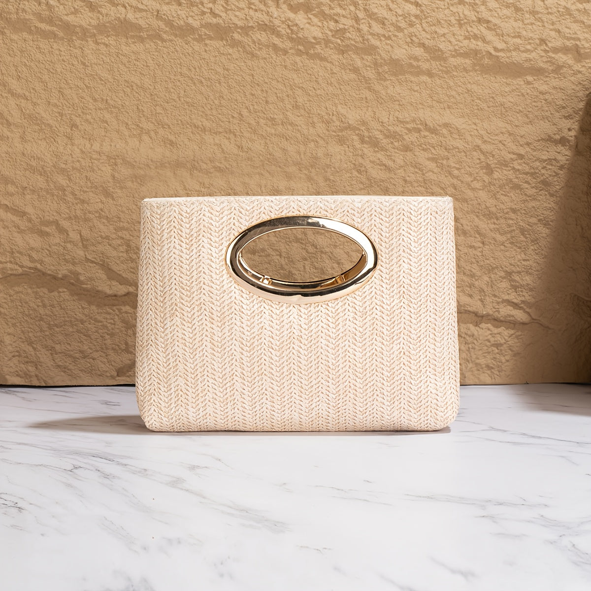 Women’s Leopard Print Clutch Bag - Magnetic Closure Elegant Evening Handbag