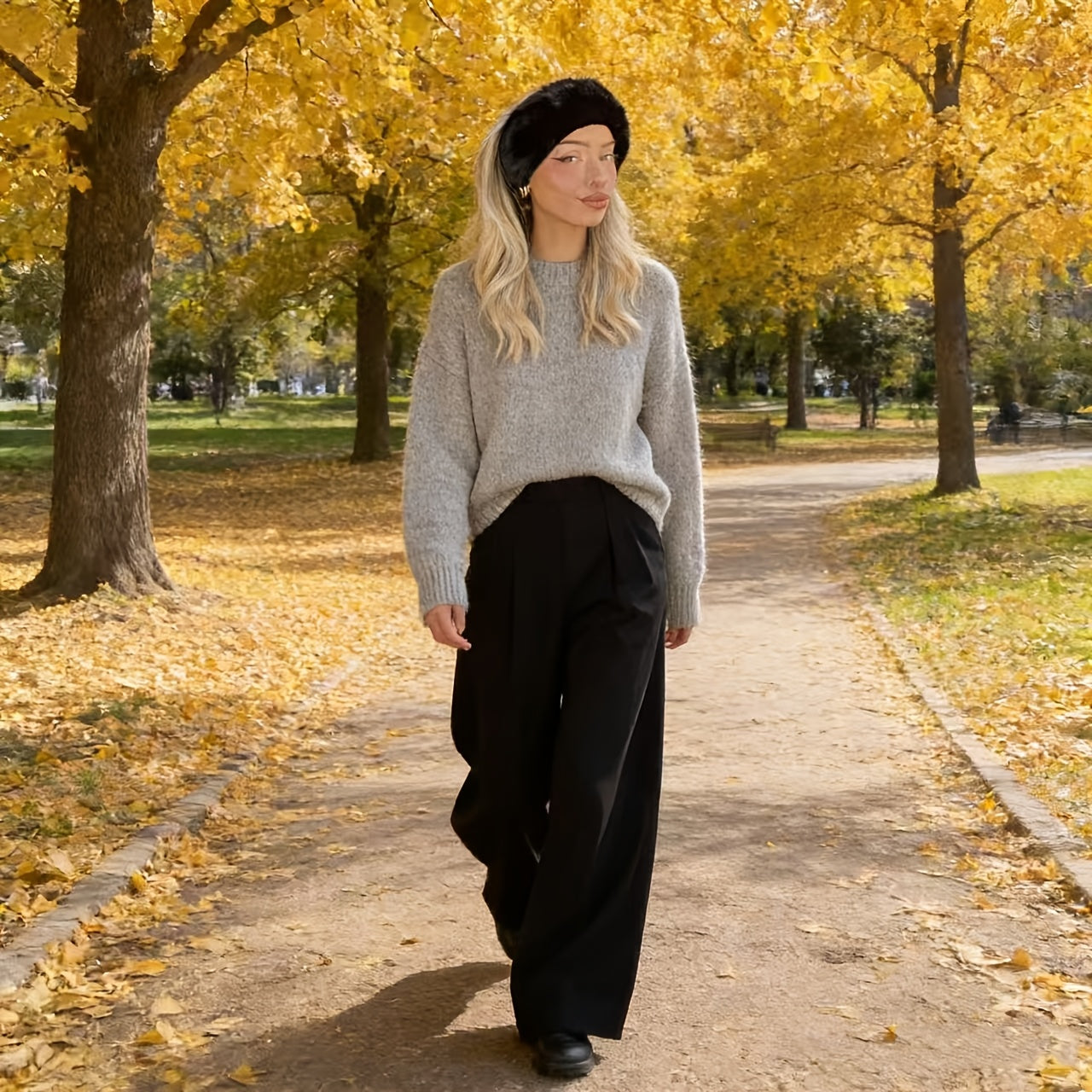 Women’s Plush Winter Headbands - Warm Soft Ear Protection Accessory