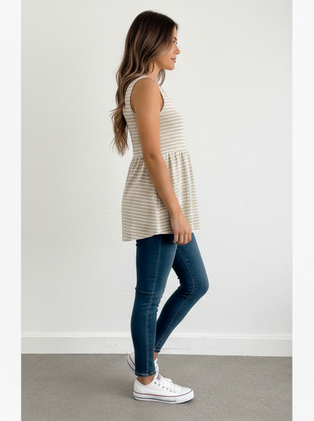Cotton Maternity Tank Top - Sleeveless