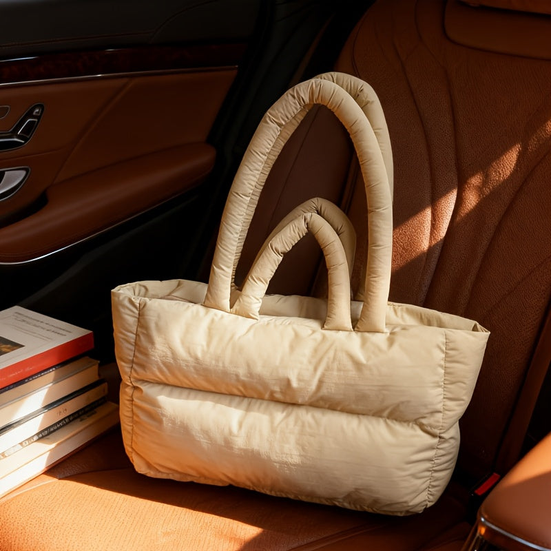 Women’s Padded Tote Bag – Large Capacity Handbag for Work, School & Travel