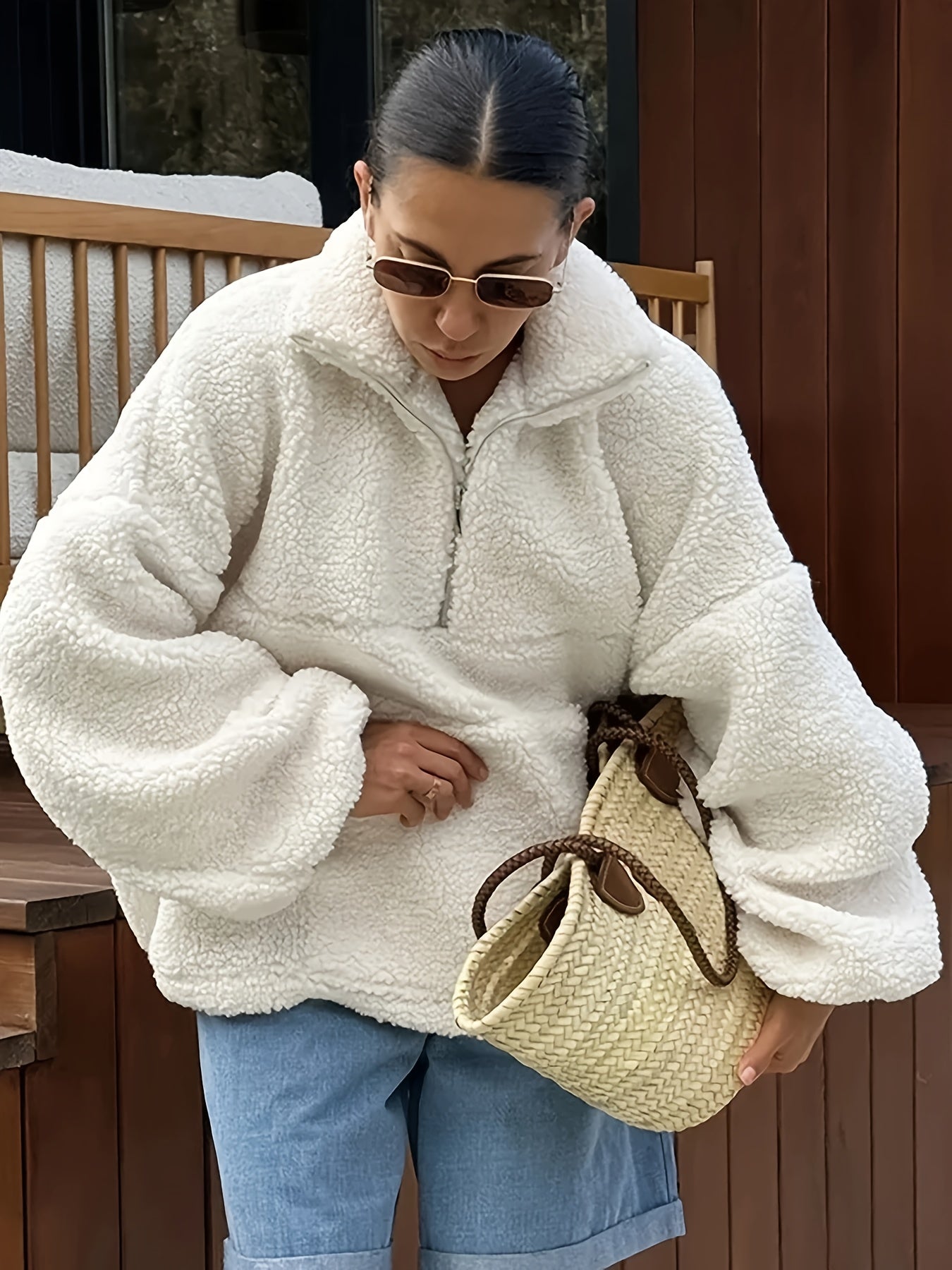 Fleece Jacket - Cozy Zippered Outerwear