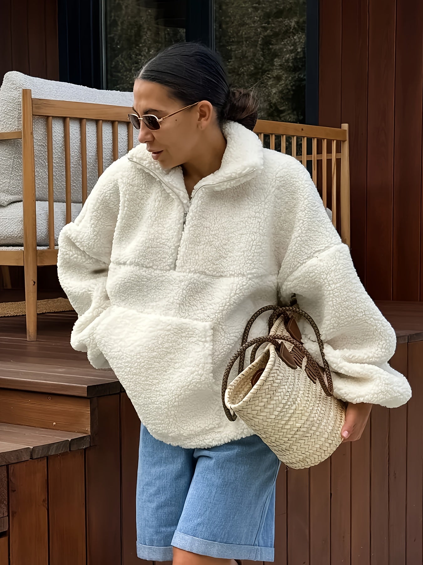 Fleece Jacket - Cozy Zippered Outerwear