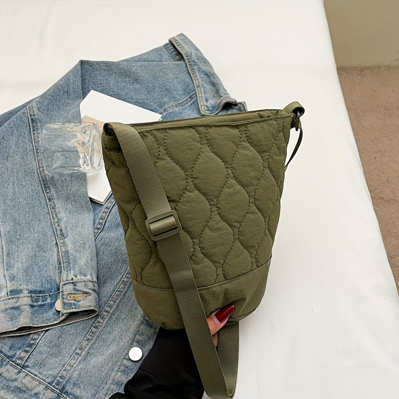 Oxford Fabric Crossbody Backpack