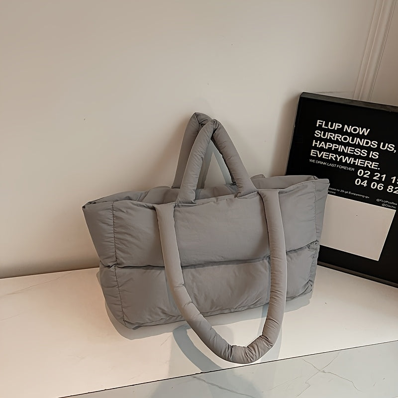 Women’s Padded Tote Bag – Large Capacity Handbag for Work, School & Travel