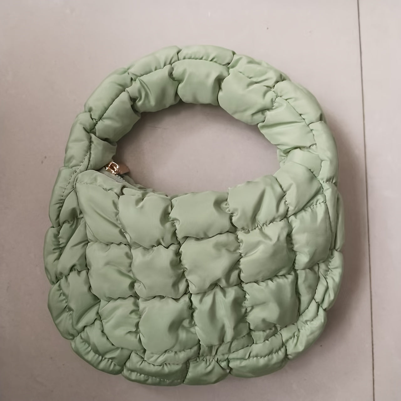 Women’s Down Quilted Handbag - Lightweight Padded Stylish Everyday Bag
