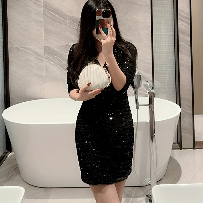 Women’s Shell Evening Clutch Bag - Elegant Party Wedding Handbag