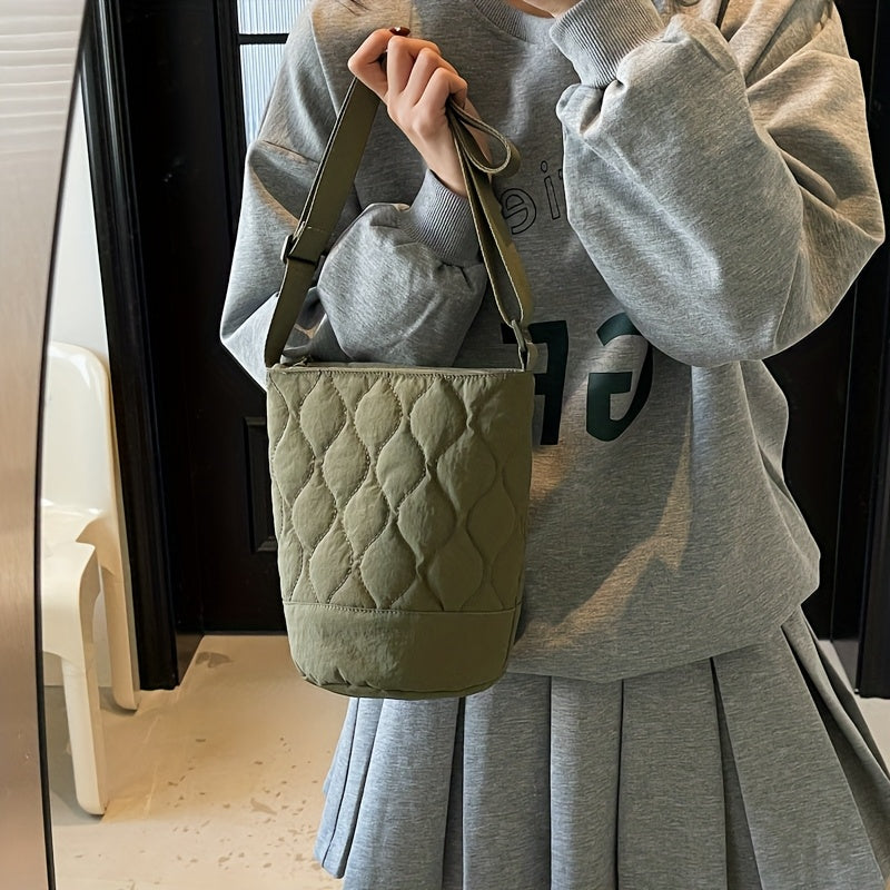 Oxford Fabric Crossbody Backpack