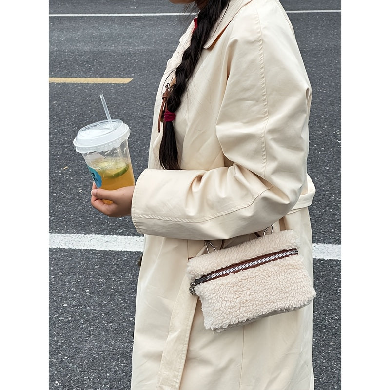 Lamb Plush Bag - Light Brown Insulated Everyday Food Carrier